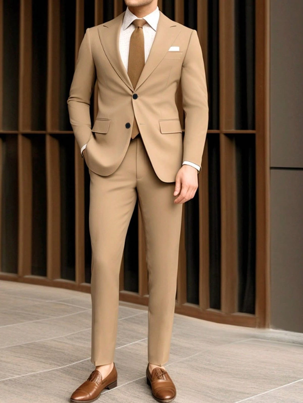 Super 120’s Wool And Cashmere Suit