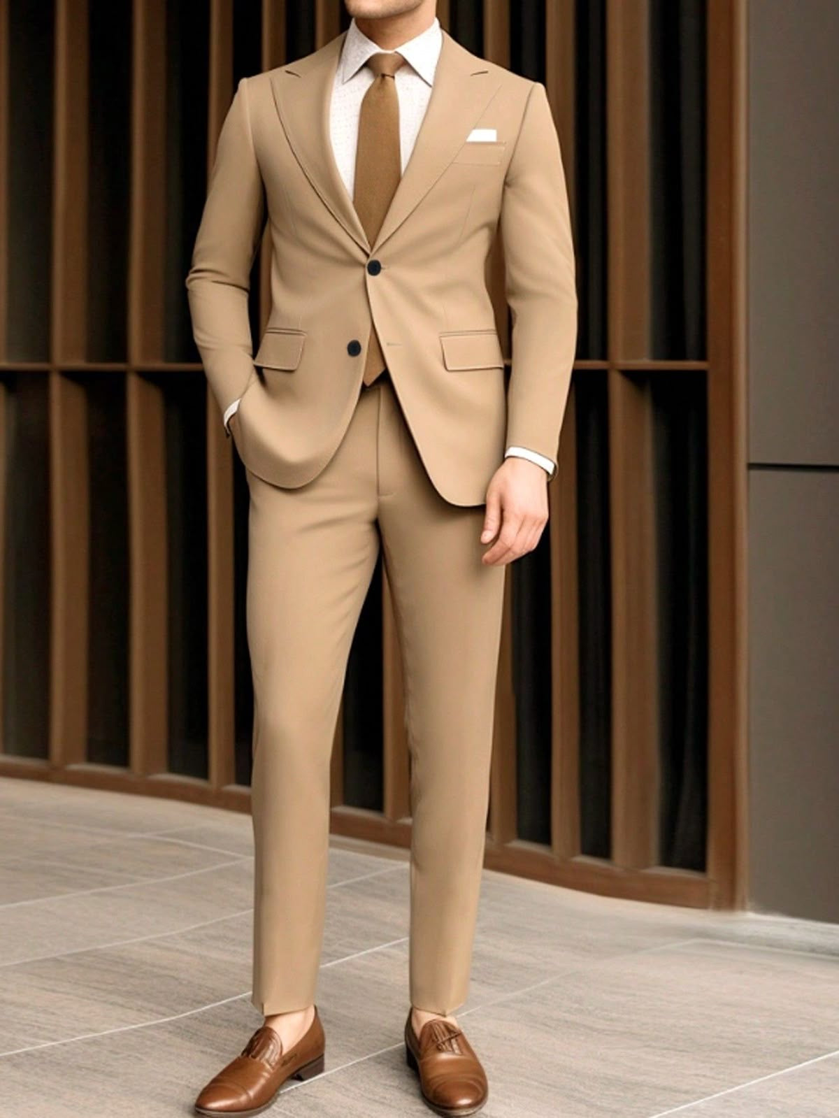 Super 120’s Wool And Cashmere Suit