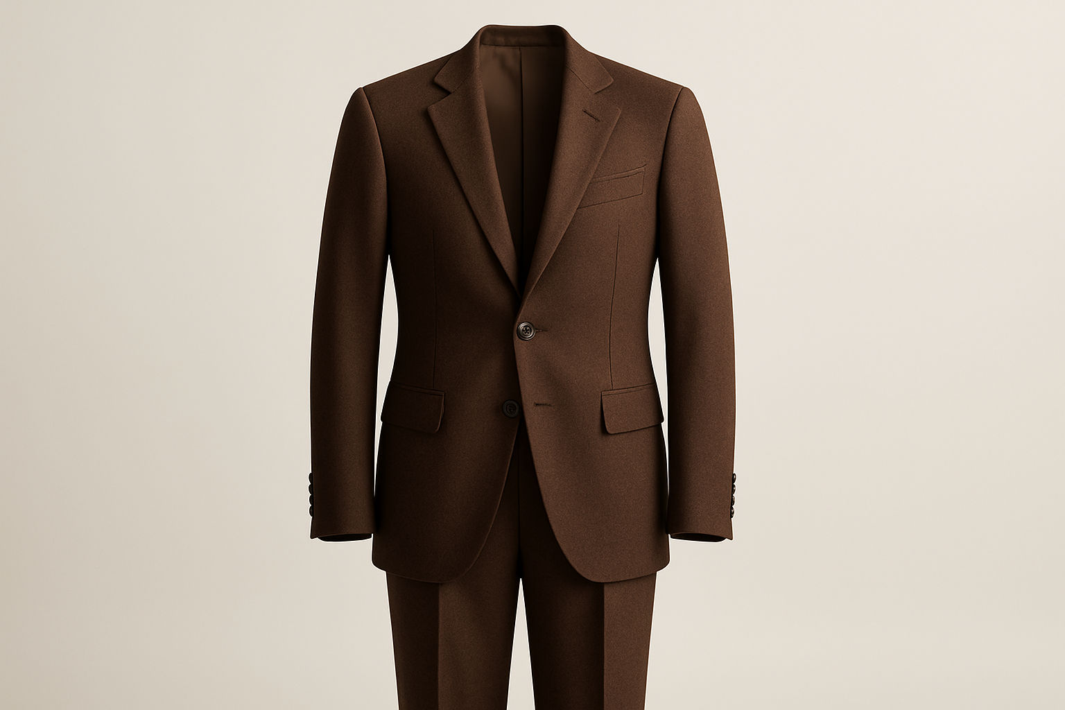 brown suit photo 