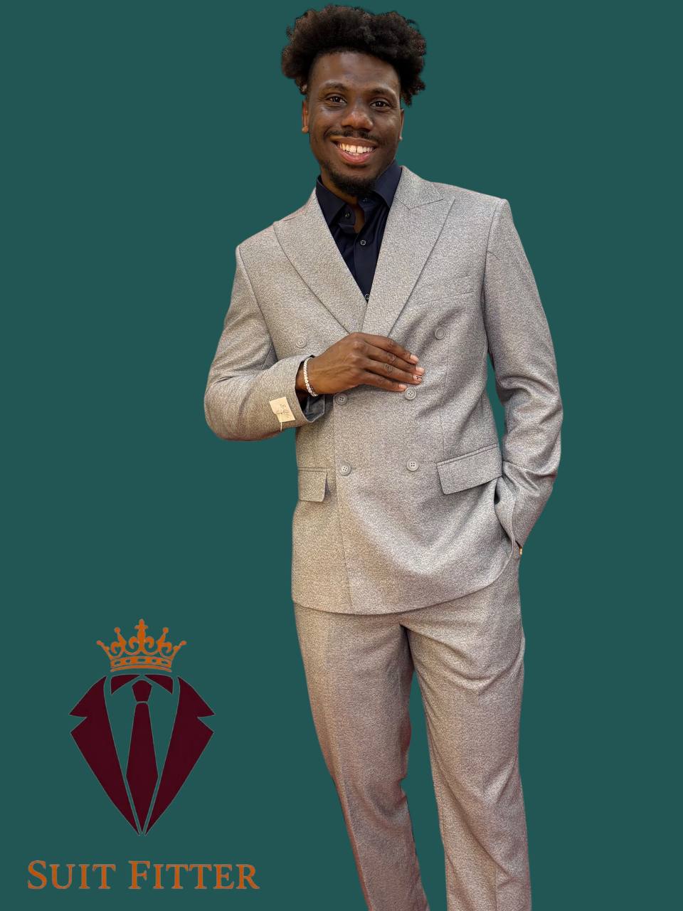 Silver Gray Suit